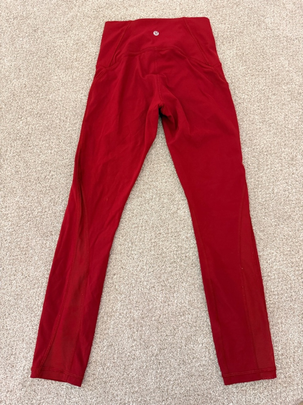 lululemon High-Rise Red Leggings Sz 4
